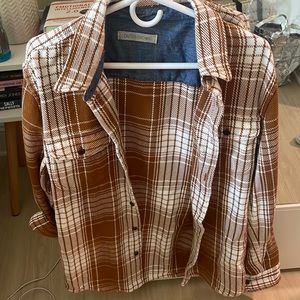 Outerknown flannel orange